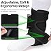 2 Pack Cordless Ankle Massager with Heat, Foot Massager for Pain Relief, Ankle Heating Pad, Foot Heating Pad, Foot Ankle Massager, Foot Ankle Heating Pad, 6 Heat Levels & 3 Vibration Modes, Black