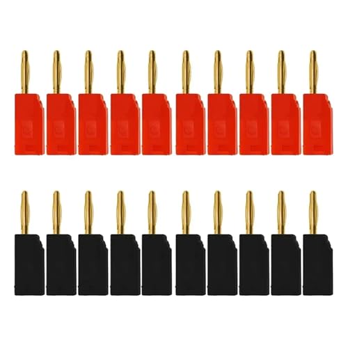 Conectores banana de precisión con fijación por tornillo para audio de alta fidelidad