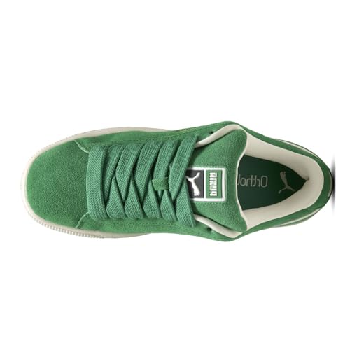 Image of Puma Men's Suede XL Shoes Archive Green /Vapor Gray 4 Medium