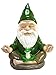 Zen Gnome – Tranquility and Peacefulness for your Fairy Garden and Garden Gnomes by GlitZGlam. 9 Inches Tall Miniature Figurine
