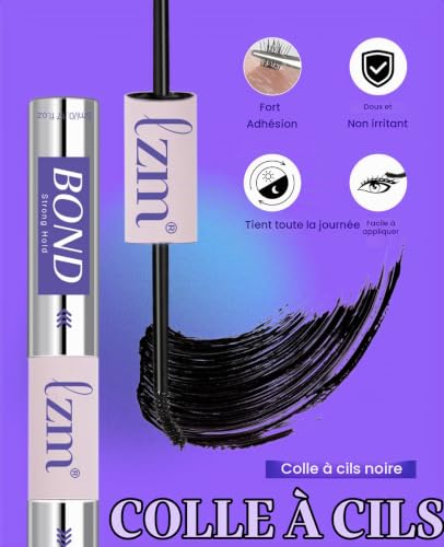 LZM Colle Faux Cils Bond and Seal Waterproof Longue Tenue (01) – vue 2