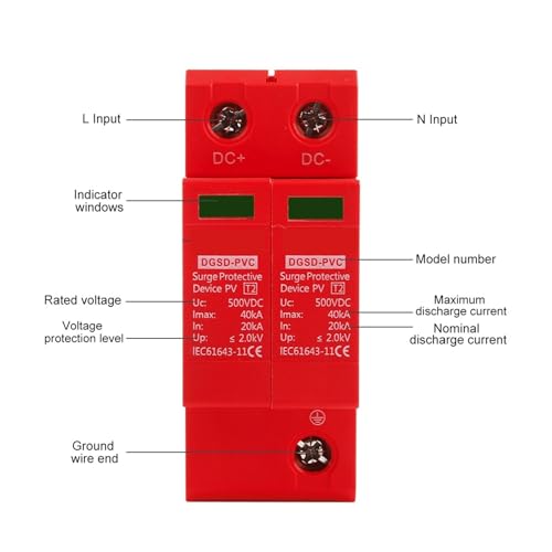 DC SPD 800V 2P pour sécuriser l'électricité de votre maison