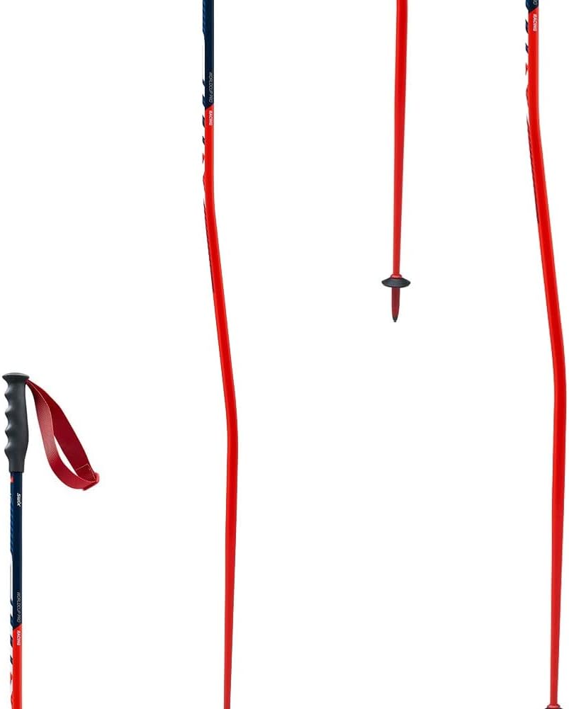 Swix WC Pro Super-G Aluminum Alpine Ski Pole for Racing and Freeriding, 120 cm