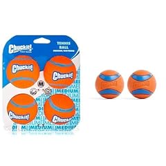 Chuckit Dog Ball Bundle - 4 Tennis Balls 2 5 Inch 2 Ultra Balls 2 5 Inch for