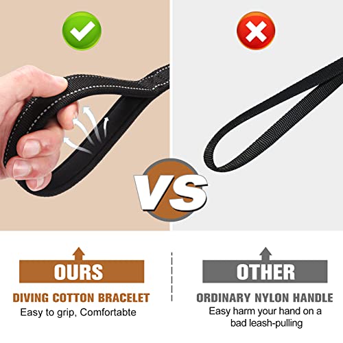 Liiiiiikes Heavy Duty Dog Leash, Adjustable Dog Leash With Car Seat Belt, 4-5Ft Power Stretch Dog Leash, Heavy Duty Tactical Load Bearing Connector Quick Release/Clamp Dog Collar (Black) #TOP4