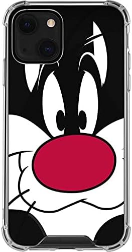 Skinit Clear Phone Case Compatible with iPhone 13 - Officially Licensed Looney Tunes Sylvester Design
