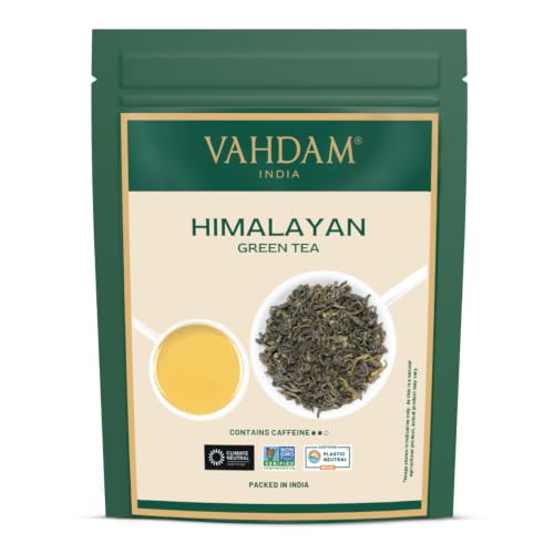 VAHDAM Himalayan Green Tea Loose Leaf (3.53oz|50+ Cups) Long Leaf Green Tea