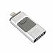 Produktbild 3 in 1 Externe USB-Flash Drive 32 GB 64 GB 128 GB 256 GB OTG Pen USB 2.0 Memory Stick i-Flash pendrives für iPhone 7/7plus/5/5S/5 C/6/6S Plus/iPad Android Smartphones 128 GB