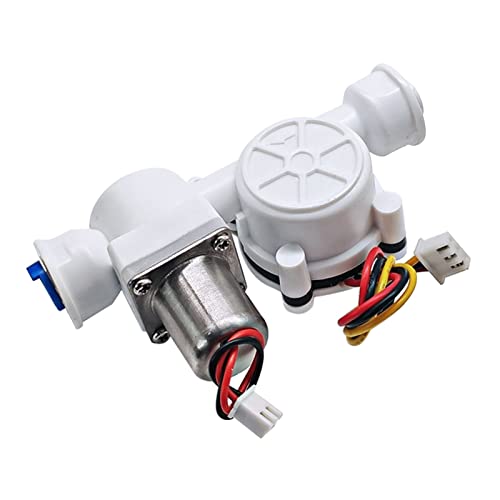 Riiichflowshop Compteur d'eau et d'air amélioré 18~5 V Filetage 1/4" Installation Facile Convient pour Carte IC