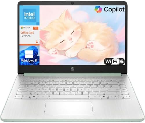 HP Essential Laptop 2026, Intel CPU, 128GB Storage, Office 365, W...