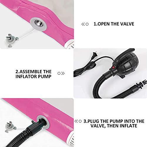 Championplus 10Ft 13Ft 16Ft 20Ft Tumble Track Tumbling Mat Inflatable Gymnastics Air Mat 4/8 Inches Thickness For Home Training Cheerleading Yoga With Electric Air Pump #TOP4