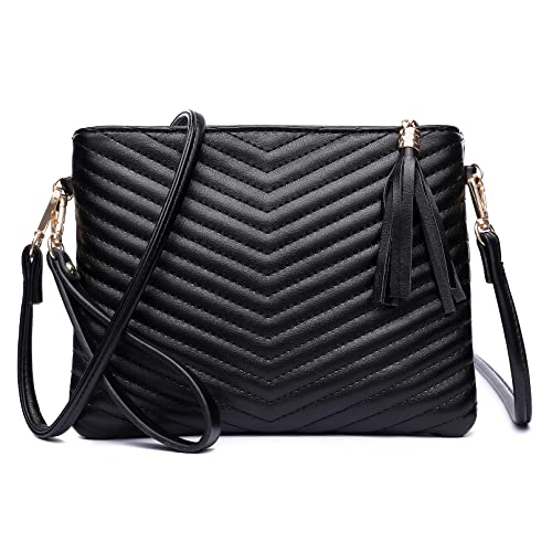 AMELIE GALANTI Small Crossbody Handbag Purse for Women with Adjustable Shoulder Strap