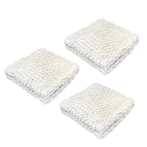 HQRP Pack of 3 Humidifier Wick Filters for Duracraft DH831 DH4C DH83 DH-831 DH-4C DH-83 Humidifiers + HQRP Coaster