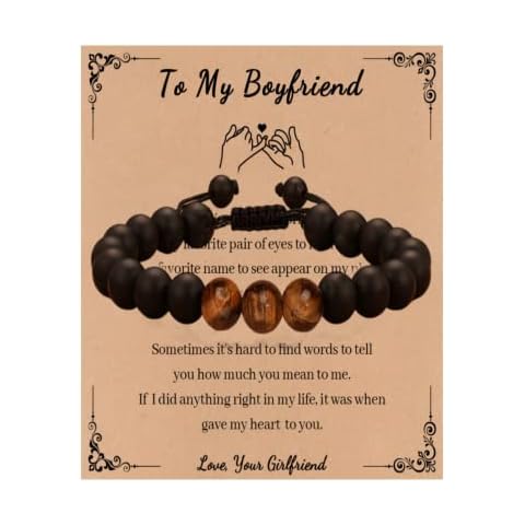 COLORFUL BLING To My Man Boyfriend Bracelet Anniversary Birthday Father's Day Bracelet for Him You Loved Husband Son Brother-B Cover