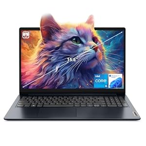 Lenovo IdeaPad 1i Laptop, 15.6" FHD Touchscreen, Intel Core i5-1235U Processor, 16GB RAM, 512GB SSD, Webcam, HDMI, Wi-Fi 6, Windows 11 Home, Blue