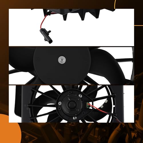 Image of maXpeedingrods Radiator A /C Condenser Cooling Fan Fits for Dodge Ram 1500 Truck 2002-2008, for Dodge Ram 2500 3500 2003-2007, 620-035 5080647AB 5080646AA