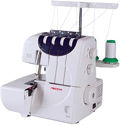 Necchi S34 - 3 or 4 Thread Convertible Serger with Exclusive Bonus Bundle
