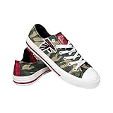 FOCO Atlanta Falcons NFL Womens Camo Low Top Canvas Shoes - 9