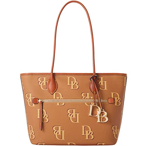 Dooney & Bourke Handbag, Monogram Tote - Saddle