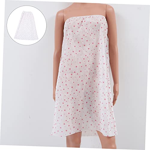 HEALLILY 20 Peças Saia De Banho De Algodão Não Tecido Envoltório Corporal Envoltório De Banho Spa Ve