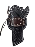 RANZMART Leather Western Cowboy Gun Holster Tooled, Back flip & Belt Loop| Fit Mostly...