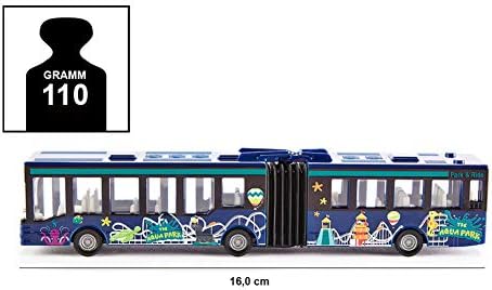 Siku 1617, Autobus przegubowy, Metal,Tworzywo sztuczne, Wielokolorowy, Uniwersalny, Zabawkowy pojazd dla dzieci