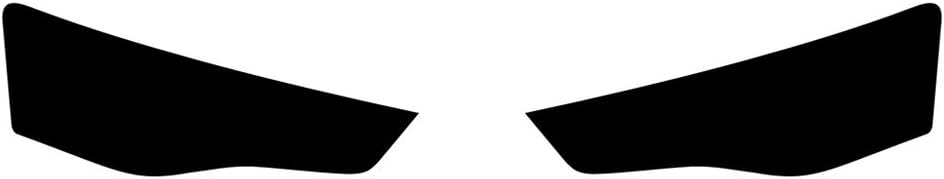 Rvinyl Headlight Tint Covers Compatible with Audi A5 2013-2015 - Blackout Smoke
