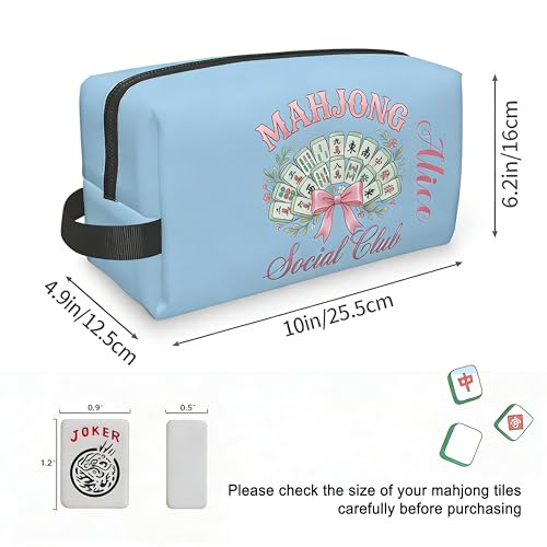 Bolsa personalizada para Mahjong 144-166 fichas 10x6.2x4.9 pulgadas miniatura 3