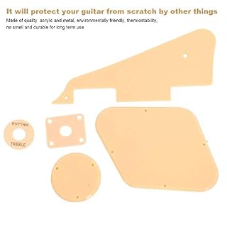 RiToEasysports Jeu de plaques de Protection pour Guitare, Plaques Set Cache de Protection pour Bague de commutateur… - Les Beatles, Paul McCartney, John Lennon, RIngo Starr, George Harrison RiToEasysports Jeu de plaques de Protection pour Guitare, Plaques Set Cache de Protection pour Bague de commutateur… – Image 6