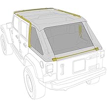 Smittybilt 9083135K Black Diamond Bowless Combo Top w/Tinted Windows 4 Door