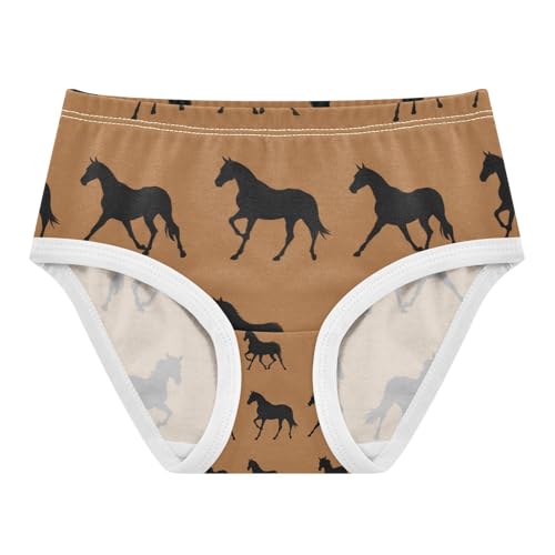 Brown Horses Toddler Girls's Underwear 2T 202c1433
