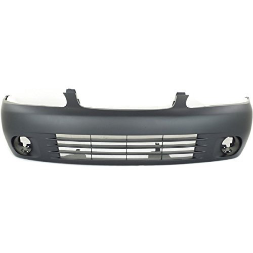 MBI AUTO - Primered, Front Bumper Cover Fascia for 2000-2003 Nissan Sentra Sedan 4 Door 00-03, NI1000178