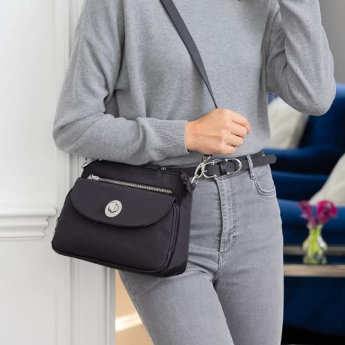 Baggallini Womens Calais Crossbody Cross Body Handbags, Black Quilt, One Size Us #TOP1