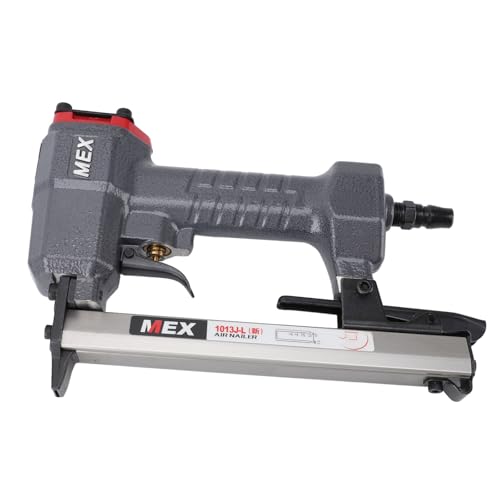 Chiodatrice Pneumatica Brad, Pistola Sparachiodi Portatile Compatibile con Chiodi J, Contiene 100 Chiodi, Cucitrice Pneumatica per Unghie, Chiodatrice Pneumatica a Forma di U per
