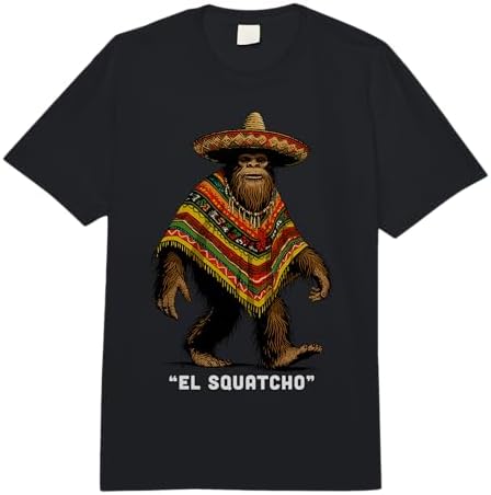 El Squatcho Shirt Western Bigfoot Poncho Mexican Sasquatch