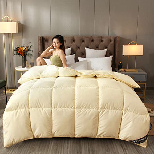 5JJJLOOOPP Edredón individual, para todas las estaciones, color, edredón de invierno, peso de 6 kg, edredón lavable, edredón de piel, cálido, protección contra el frío (color 7, 220 x 240 x 6 kg)