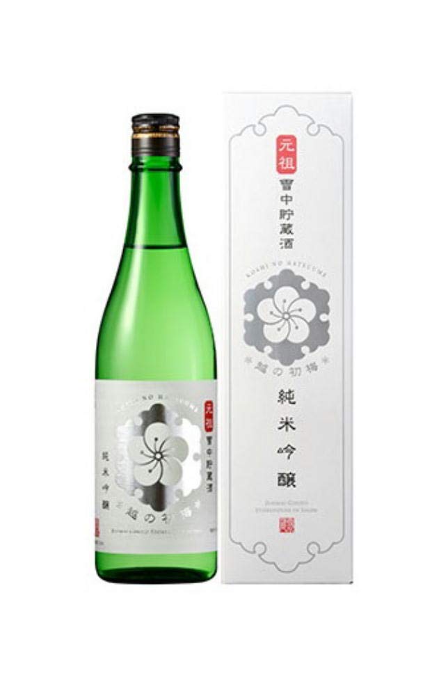 Amazon.co.jp: 雪中貯蔵酒発祥蔵 越の初梅 雪中貯蔵 純米吟醸