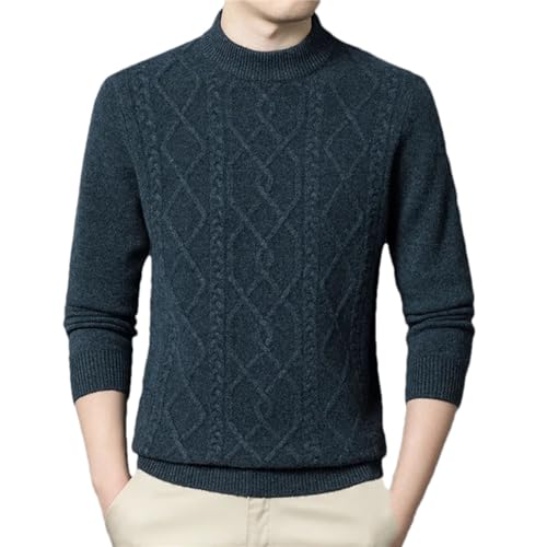 Gilet de couleur unie pour affaires pull épais en cachemire hommes mode