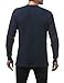Pro Club Men's Heavyweight Cotton Long Sleeve Thermal Top, Small, Navy