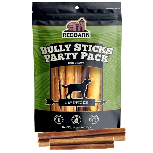 Redbarn-All-Natural-4-5-Bully-Sticks-for-Small-Medium-Dogs-Healthy-Long-Lasting-Chews-Variety-Party-Pack-100-Beef-Single-Ingredient-Low-Odor-Rawhide-Free-12oz-Bag-Packaging-May-Vary - Cucciolini Doodles   Redbarn-All-Natural-4-5-Bully-Sticks-for-Small-Medium-Dogs-Healthy-Long-Lasting-Chews-Variety-Party-Pack-100-Beef-Single-Ingredient-Low-Odor-Rawhide-Free-12oz-Bag-Packaging-May-Vary