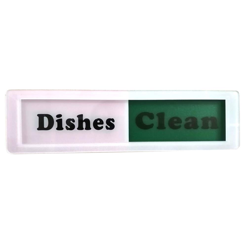Clean Dirty Dishwasher Magnet - Upgrade Super Strong Magnet Version - Easy to Read Non-Scratch Magnetic Indicator Sign Silver