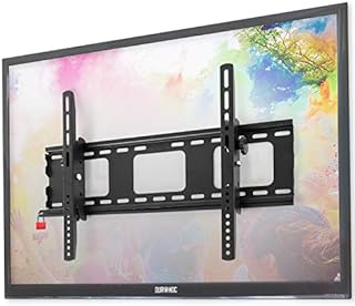 Duronic TV Bracket Wall and Ceiling Mount TVB103M 32-65 Inch Television Screen VESA Up To 600x400mm Flat Screen LED OLED QLED Heavy Duty Anti-Theft