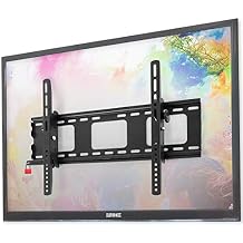 Duronic TV Bracket Wall and Ceiling Mount TVB103M 32-65 Inch Television Screen VESA Up to 600x400mm Flat Screen LED OLED QLED Heavy Duty Anti-Theft