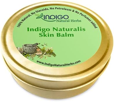 Indigo Natural Herbs Naturalis Skin Balm - Help Relieve Itching, Dry, Cracked Skin - Moisturizing & Soothing Formula with Argan, Almond, Hemp Seed Oil, Aloe Vera, Shea Butter, 2 oz