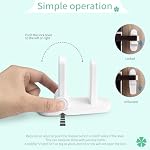 Door Lever Lock, White, 1 Pack - Image 4