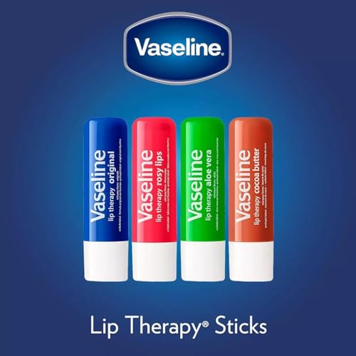 Vaseline Hand Cream 2-Pack &ndash; Hydra Replenish Cr&egrave;me with Hyaluronic Acid, Niacinamide & Cocoa Butter for Soft Skin + Cocoa Butter Lip Therapy Tube with Petroleum Jelly