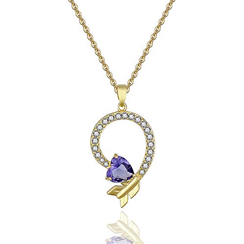 Collier de flèche de zircon à cristal naturel, pendentif pierre amérindienne