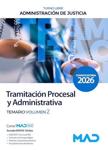 Imagen de CUERPO TRAMITACION PROCESAL Y ADMINISTRATIVA 2 TURNO LIBRE A