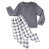 Le set de tenue pour filles est fabriqué en tissu de haute qualité, léger, chaud, doux, agréable pour la peau et respirant. Chaud et amusant à porter pour se détendre pendant les froides journées d'hiver.