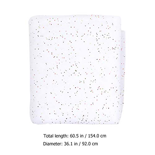 KESYOO Cobertor de Neve de Natal Rolo de Tapete de Neve de Algodão para Decoração de Neve Artificial